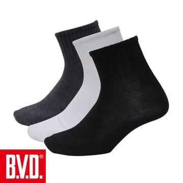 BVD 1/2學生男襪 B238 台灣製造 精梳棉，透氣、舒適