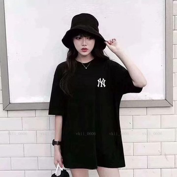 【韓版大尺碼女裝】大尺碼上衣 150公斤內可穿胖mm男女學生260原宿風短袖情侶200斤特大碼韓版寬鬆300斤上 vk2