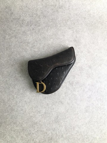 【 日本直送 名牌中古包 】Christian Dior 迪奧 零錢包 棕色 皮革 馬鞍包 vintage ncj5a5