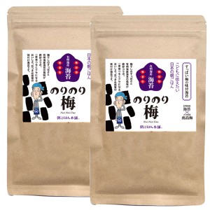 味付け海苔 梅味 のりのり梅 10g×2袋入  無添加 無着色 有明海産 メール便