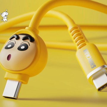 預購【遊戲家】  蠟筆小新 快充線 充電線 數據線 Type-C - 1m   (不挑款不挑角色出貨) 送隨機精美贈品 G2