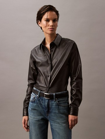 Calvin Klein 納帕皮革襯衫