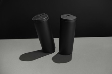 S+ PURE 扣鎖純粹杯 750ml 冬季精緻雙杯組 附跳跳吸管