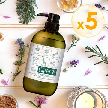 招福平安沐浴露500g（五瓶超值）