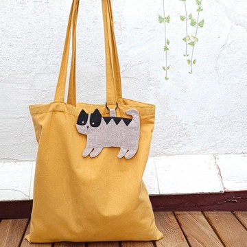 貓咪亞麻零錢包：收納零錢與卡片的小巧錢包