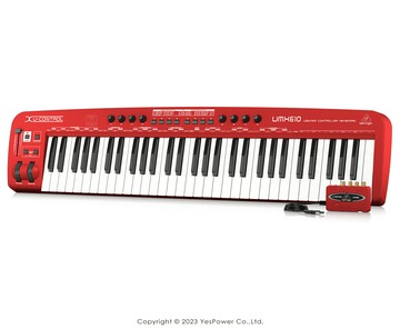 ＊含稅＊UMX610 Behringer耳朵牌 61-Key USB主控鍵盤/MIDI控制器
