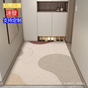 台灣出貨 北歐ins風入戶門墊絲圈進門墊免洗颳泥蹭土腳墊可裁剪玄關地墊 吸水地墊 踏墊 腳踏墊 硅藻泥軟墊 廚房浴室地墊