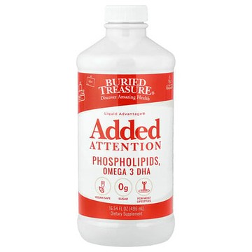 Buried Treasure, 液體營養素，增加注意力，16 液量盎司（473 毫升）