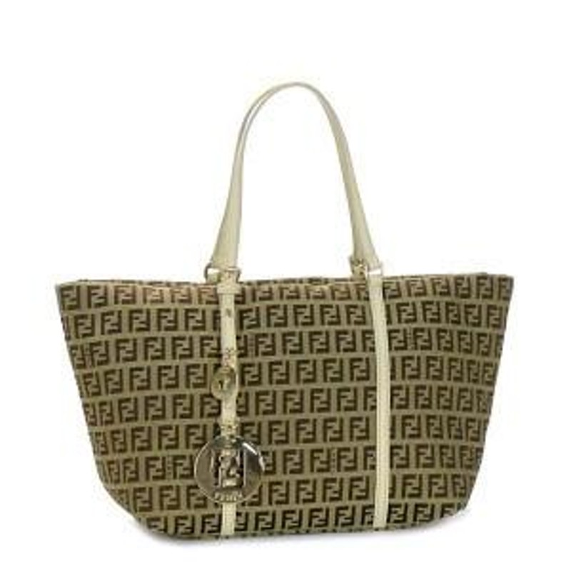 フェンディ fendi トートバッグ 8bh214 borsa shopping mogano+panna