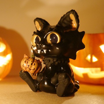 萬聖節 小黑喵龍