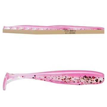 MR.BEE 蜜蜂先生 小沙丁軟蟲 2吋 16入  夜光粉紅  20g  1包