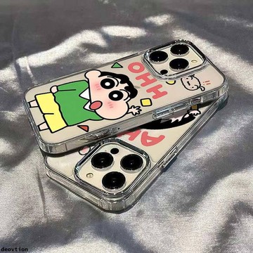 蠟筆小新 蘋果 手機殼 iphone 8 x 13 11 12 14 plus max 7 pro 卡通 防摔 情侶 殼