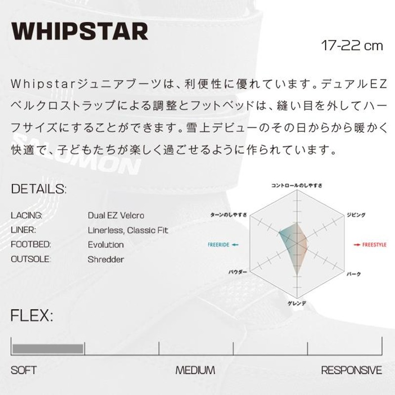 SALOMON WHIPSTAR 20cm スノーボードブーツ