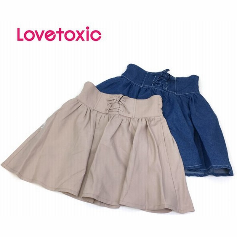 セール 【返品・交換不可】 Lovetoxic ラブトキシック 子供服 レースアップフレアスカパン 通販 LINEポイント最大0.5%GET |  LINEショッピング