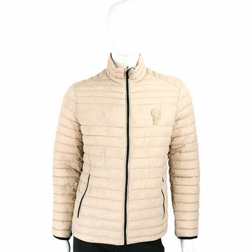 KARL LAGERFELD 卡爾 K/IKONIK 2.0 Q版老佛爺卡其衍縫外套 夾克(男款)