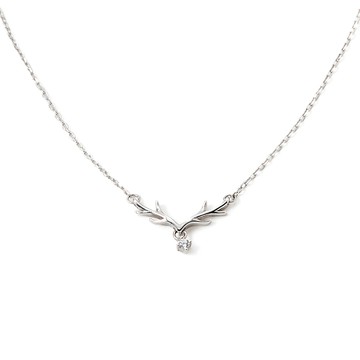 [純銀] 奇蹟鹿角鎖骨鍊 / 2色 / Miracle Antlers Necklace
