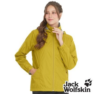【Jack wolfskin 飛狼】女 保暖天鵝絨 超輕量防風外套『芥末黃』