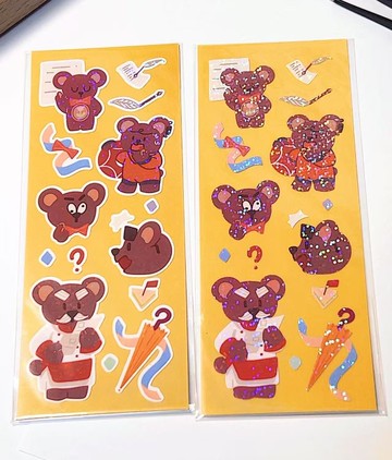 [Pinkoi獨家] 熊出沒家族日常生活貼紙