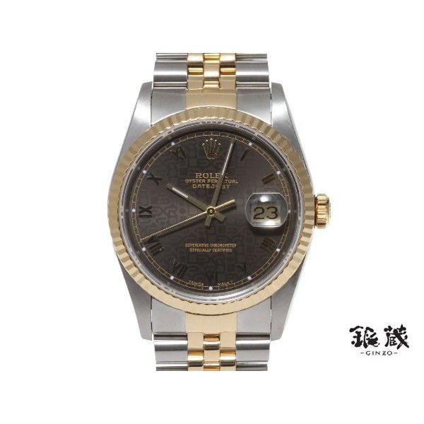 ロレックスROLEX デイトジャスト16233 L番YG SS自動巻メンズ ...