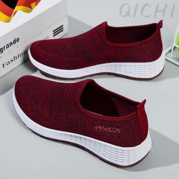 ~老北京布鞋女鞋秋冬舒適軟底媽媽淺口防滑平底中老年透氣時尚運