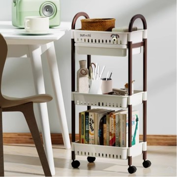 置物架小推車 家用多層落地架子 廚房放調味料品 可移動多功能收納架