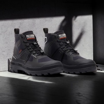 PALLADIUM PAMPA TECH 米其林聯名潮流防水靴 曜石黑 74067-008