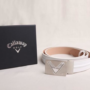 高爾夫皮帶女士簡約時尚字母休閑百搭網紅golf運動白色青年褲腰帶