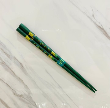 【震撼精品百貨】日式精品百貨~日本可愛熊筷子(16cm)-綠*87476