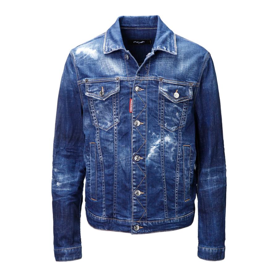 ディースクエアード DSQUARED2 デニムジャケット ICON DAN JEAN JACKET ブルー メンズ  s79am0045-s30342-470 | LINEブランドカタログ