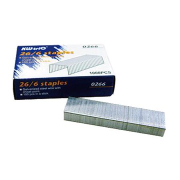 KW釘書針0266/26/6針/盒