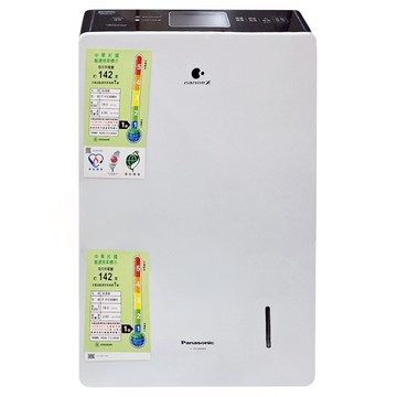 Panasonic 空氣清淨變頻除濕機 18L 白色 20kg 1台  F-YV36MH