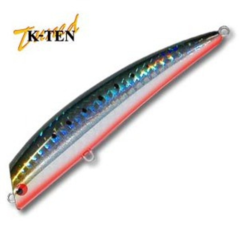 タックルハウス シーバス用ルアー Tuned K-TEN リップレスミノー フローティング 90mm No.112 SH・イワシ/レッドベリー |  LINEブランドカタログ