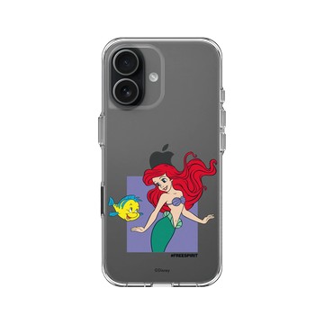 iPhone 17 Clear Case（相機按鈕） 透明 - 迪士尼-公主系列 Disney Princess - 公主專屬系列-小美人魚 愛麗兒