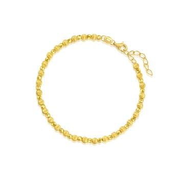 Essence「永」 【網路獨家款】金閃泡泡 黃金手鍊_計價黃金