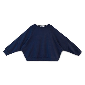 【Simply Yours】拼接蝙蝠袖上衣 藍F