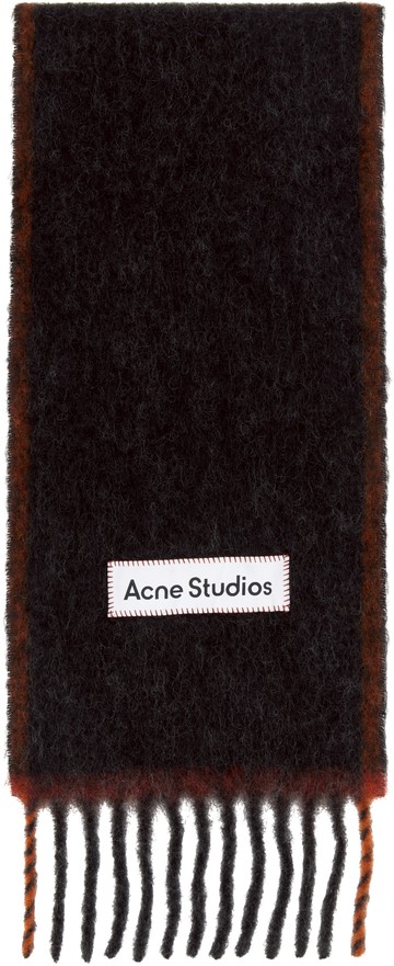 Acne Studios 黑色 Wool Mohair Narrow 围巾