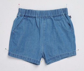 Petit Bateau Denim Bermuda Shorts