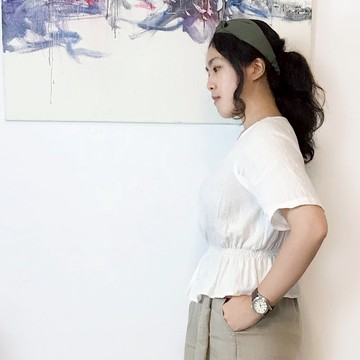 【上衣 02】圓領窄肩上衣/61色