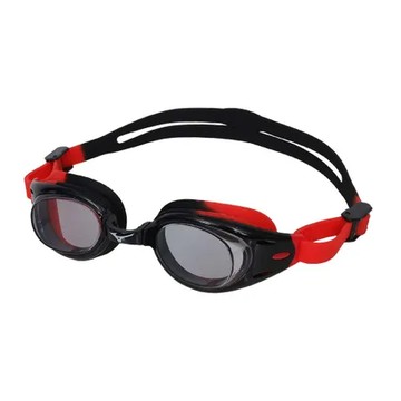MIZUNO SWIM 兒童泳鏡-抗UV 防霧 蛙鏡 游泳 戲水 黑紅白