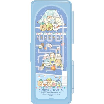 角落生物-小夥伴 彈珠筆盒A-露營