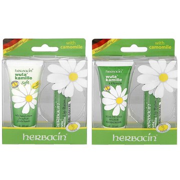 herbacin 德國小甘菊 美唇護手組(護手霜+護唇膏) 清爽/滋潤『Marc Jacobs旗艦店』D982885