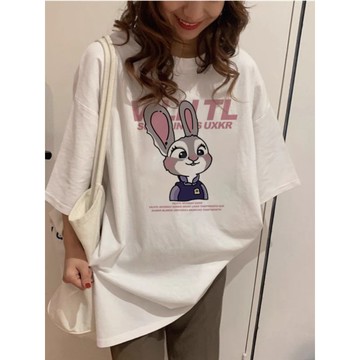 【飯團原創】100%純棉 T恤 短袖上衣 短袖t恤女 ins 風 oversize 女生上衣 學生上衣 短袖 長版上衣
