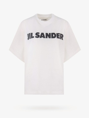 Cotton t-shirt with logo - JIL SANDER - gender_Woman