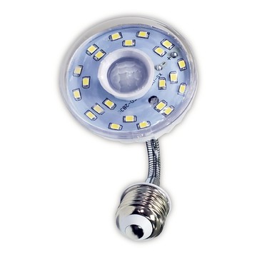 [家速配]【節能燈具】23LED紅外線人體感應燈(彎管E27白光)