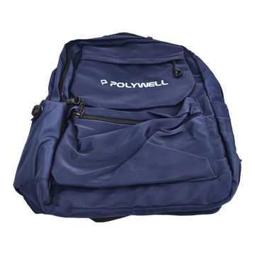 POLYWELL 寶利威爾 休閒防水後背包 PW15-T65-0371  藍色  29 x 13 x 44cm