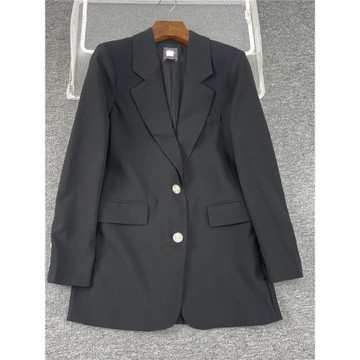 外貿歐美單 秋冬季經典時尚版中款大碼小西裝小外套