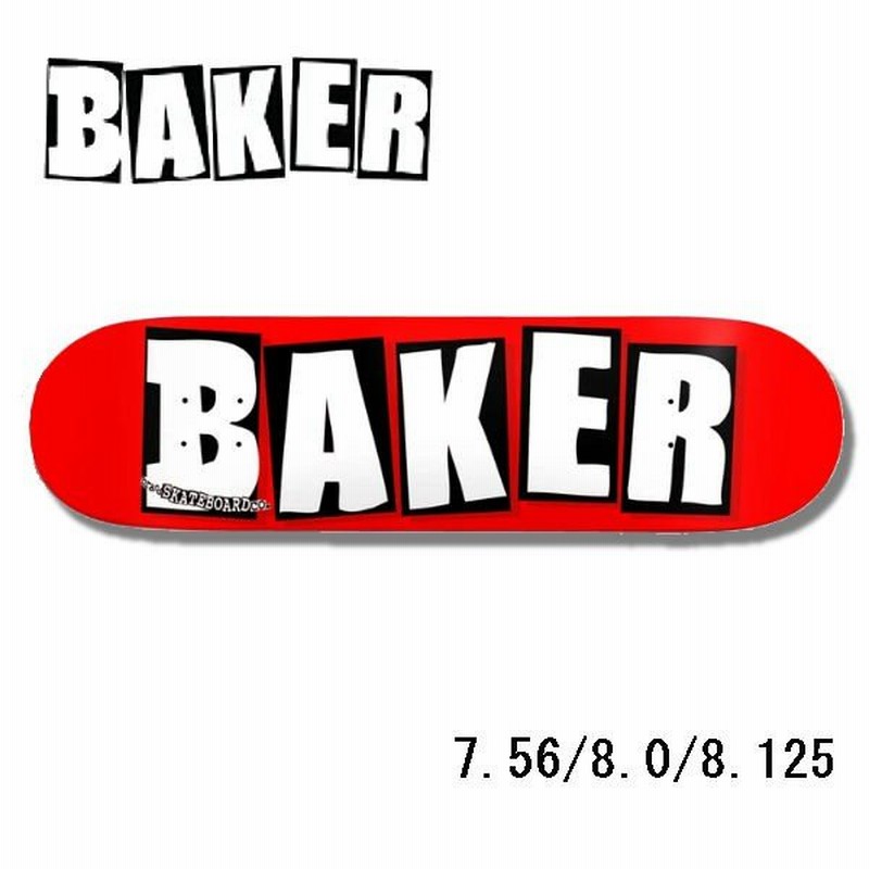 ベイカー Baker Brand Logo White ブランドロゴ スケートボード デッキ 板 7層 ホワイト 通販 Lineポイント最大0 5 Get Lineショッピング