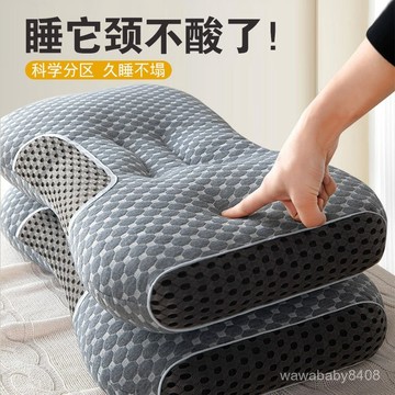🔥臺灣24H🔥可水洗枕頭芯 一對裝 家用 護頸椎 助睡眠 學生 宿捨 單人 酒店 不塌陷枕頭 柔軟 9FJN