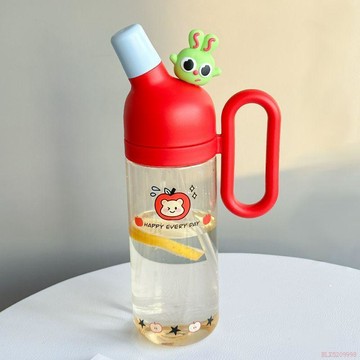 闆娘推薦🌈2025新款夏季幼兒童水杯卡通便攜可愛夏天水杯情侶款吸管杯手提杯
