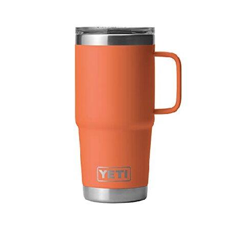 YETI Rambler 20 oz Travel Mug, Stainless Steel, Vacuum Insulated with Stronghold Lid, High Desert Clay並行輸入品